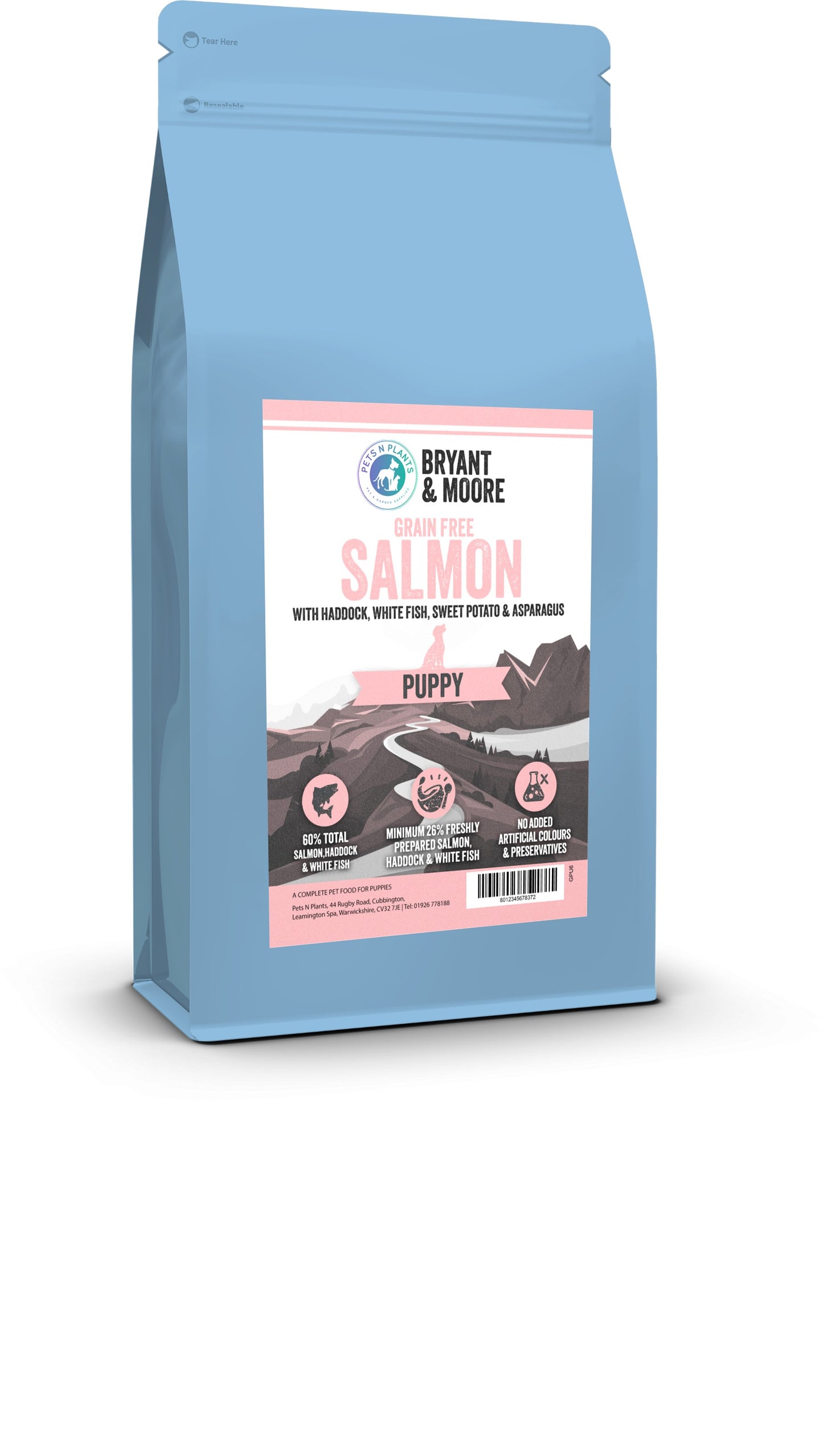 Pets N Plants Puppy Salmon Grain Free 6kg