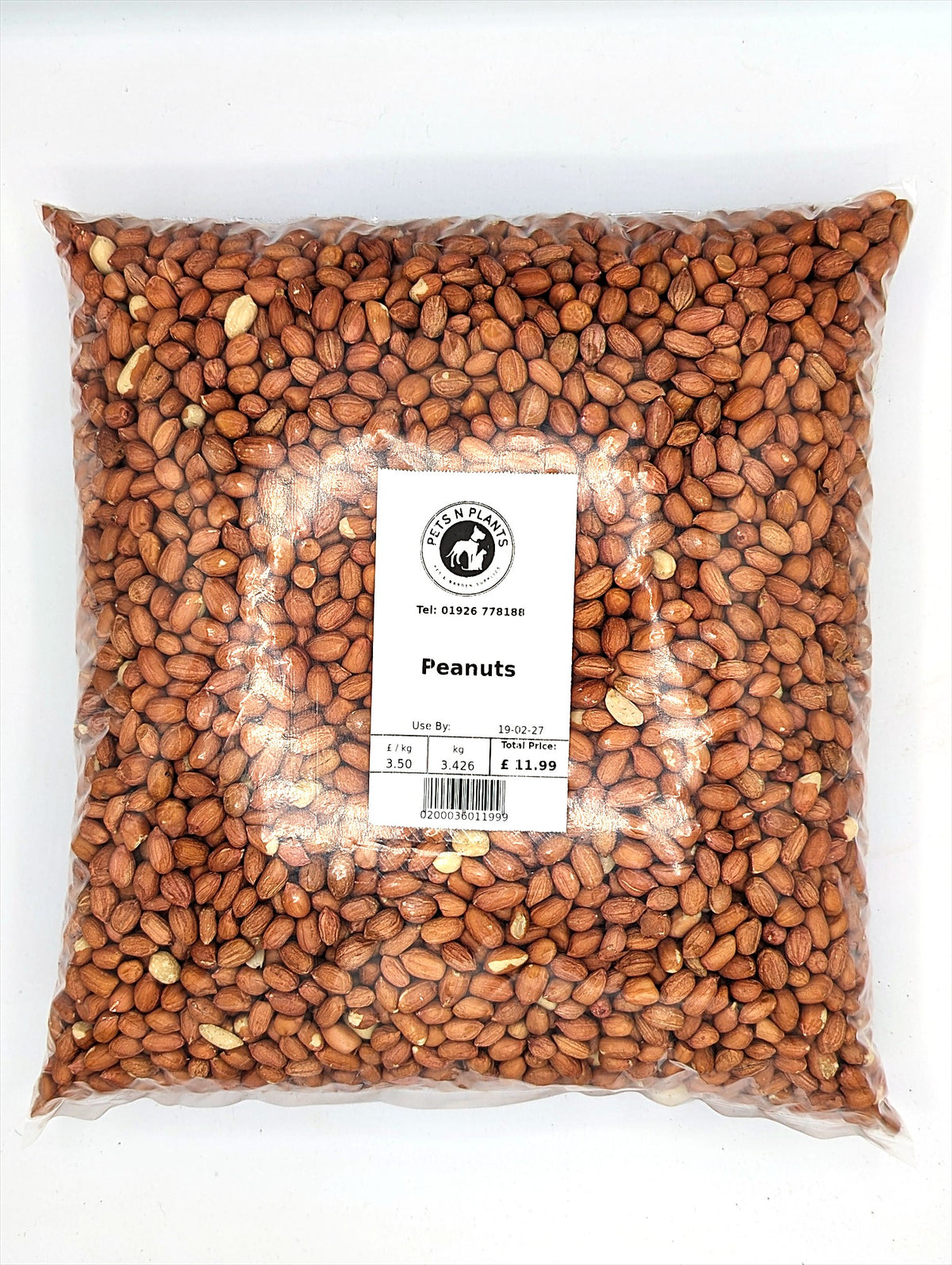 Pets N Plants Peanuts 3.42kg bag