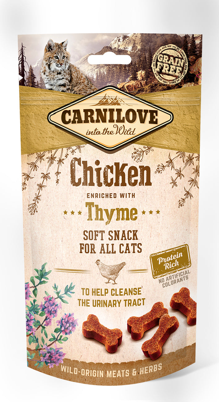 Carnilove Chicken & Thyme Soft snack 50g