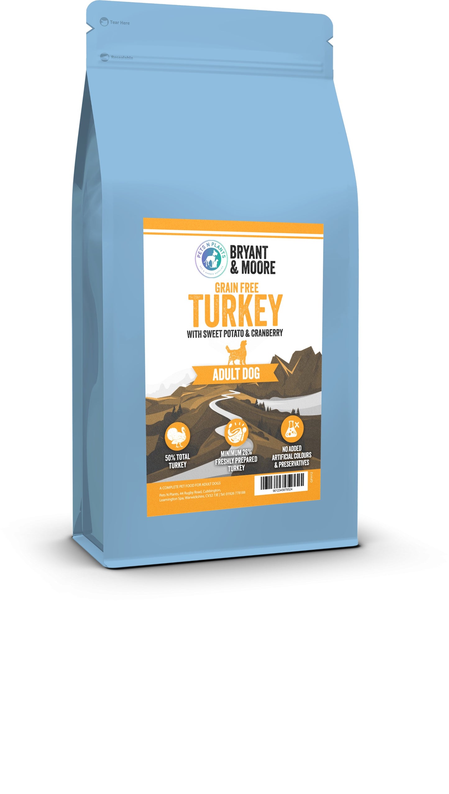 Pets N Plants Turkey Grain Free 2kg