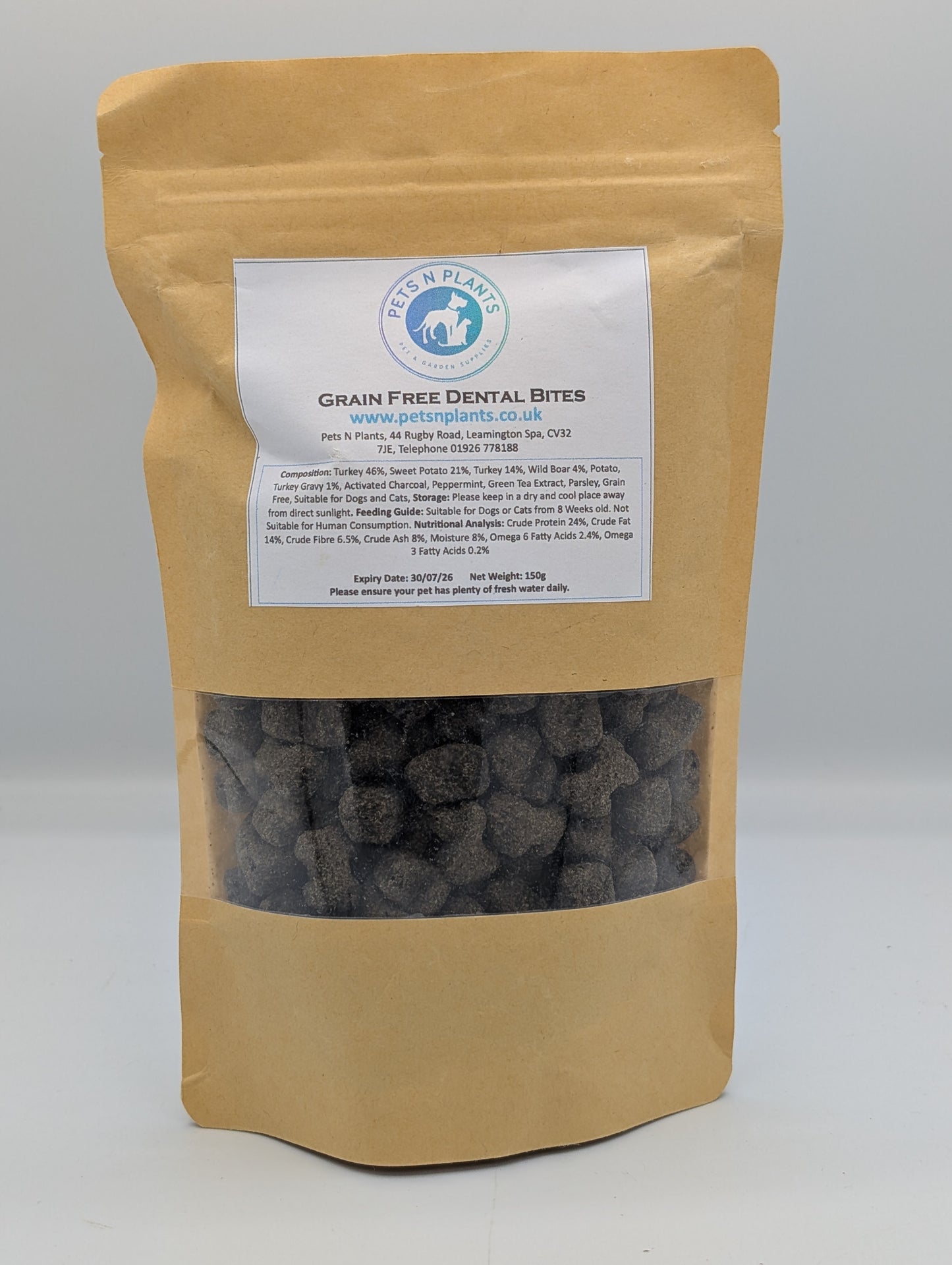 Pets N Plants Grain Free Dental Bites 150g