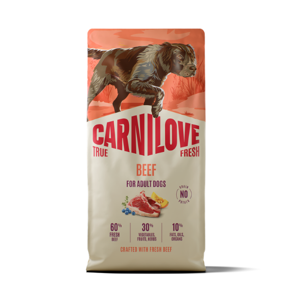 Carnilove True Fresh Beef dog food bag