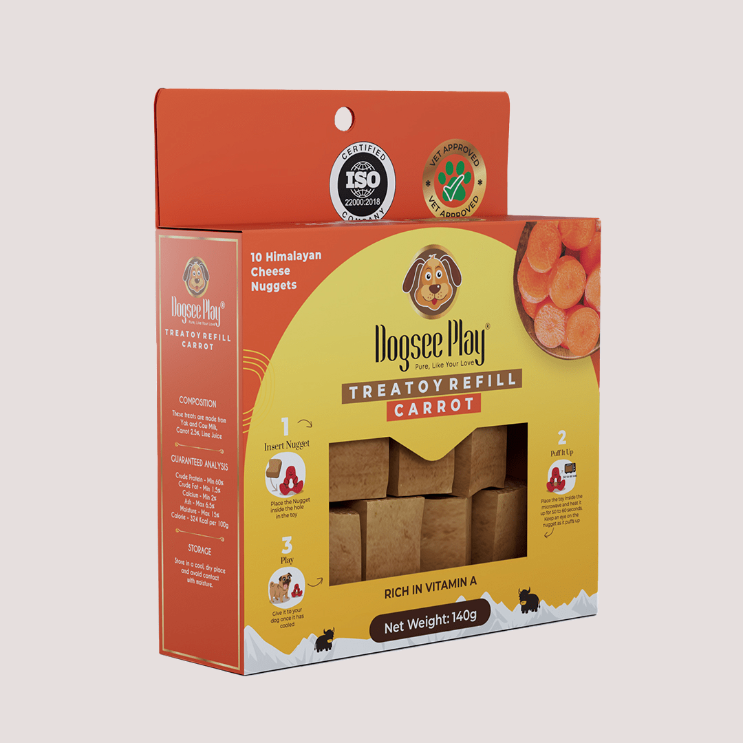 Dogsee Play Treatoy Refill Pack Carrot 10pcs 140g