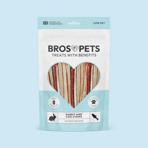 Bros Pets Rabbit with Cod Strips