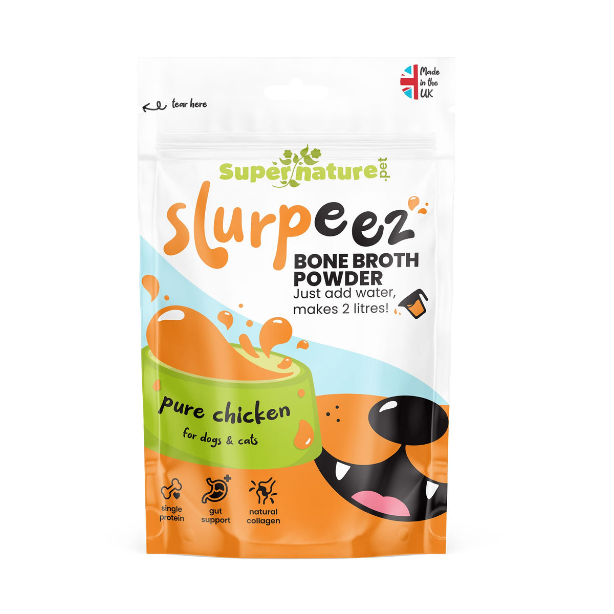 Supernature Slurpeez Bone Broth Powder Pure Chicken 60g