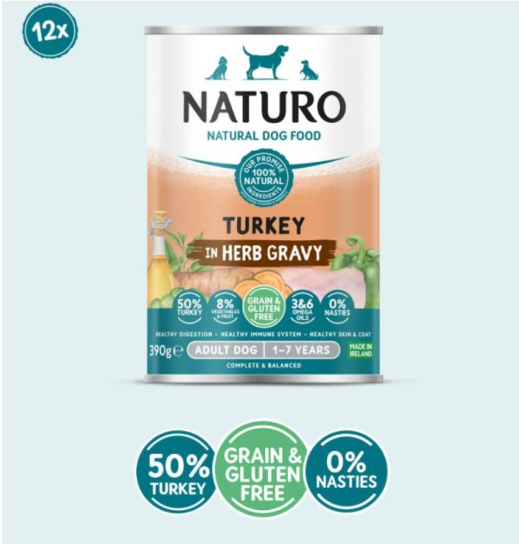 Naturo Turkey Can 390g