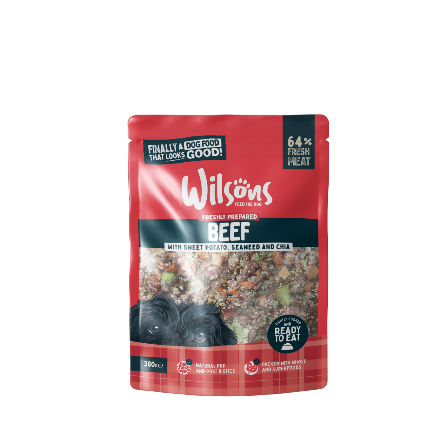 Wilsons Beef Feed Fresh Pouch 380G