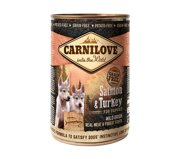 Carnilove Dog Wet Food Tins Puppy Salmon
