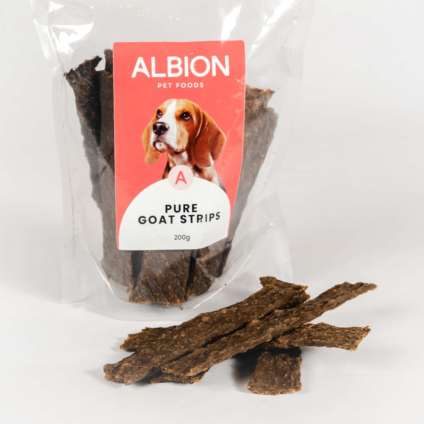 Albion Goat Strips 200g