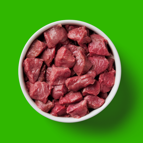 Bowl of Nutriment raw lamb cat food