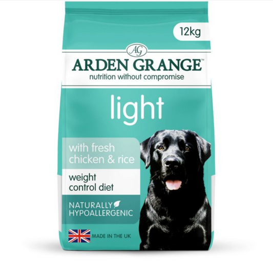 Arden Grange Chicken & Rice Light 12kg