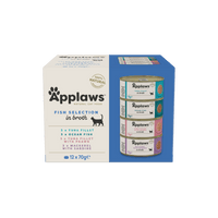 Applaws Cat Can Fish Selection in Broth 12 x 70g multipack