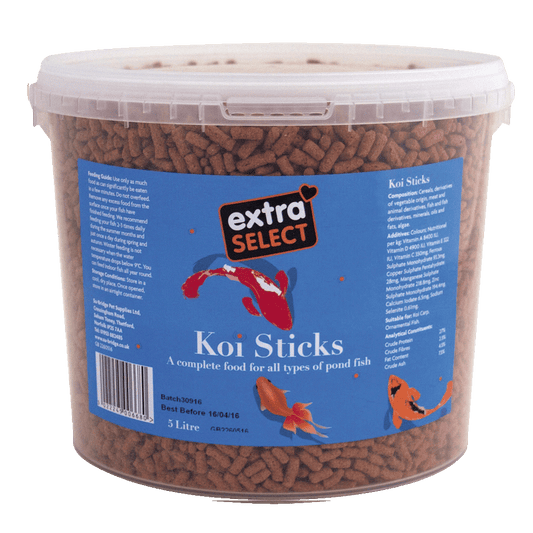 Extra Select Koi Sticks 5 litre tub