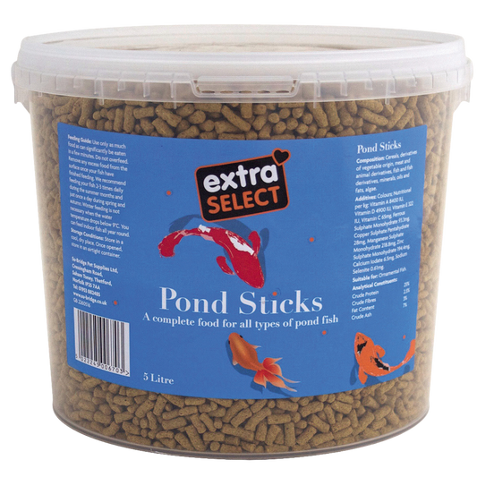 Extra Select Pond Sticks 5 litre tub