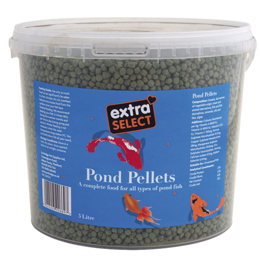 Extra Select Pond Pellets 5 litre tub
