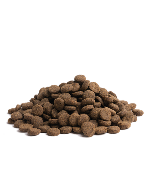 Close-up of Essential Foods Estate Living kibble