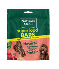 Natures Menu Country Hunter Superfood Bars Beef 70g