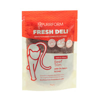 Purrform Fresh Deli Steamed Beef cat food pouch