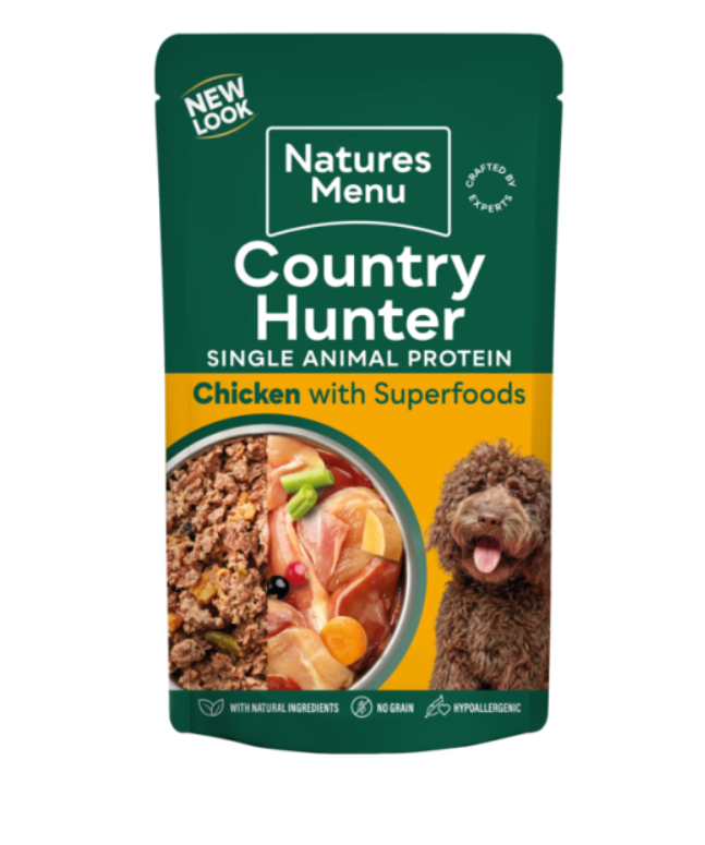 Natures Menu Country Hunter Chicken Pouch 150g