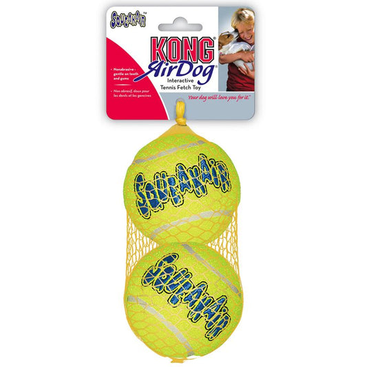 KONG SqueakAir tennis balls large 2 pack for dogs