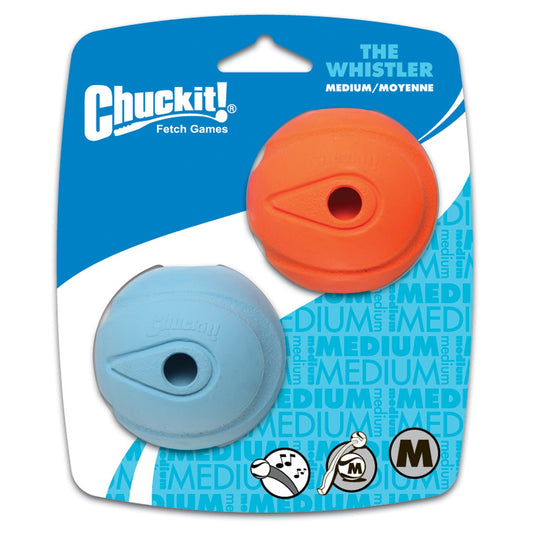Chuckit Whistler ball medium dog toy