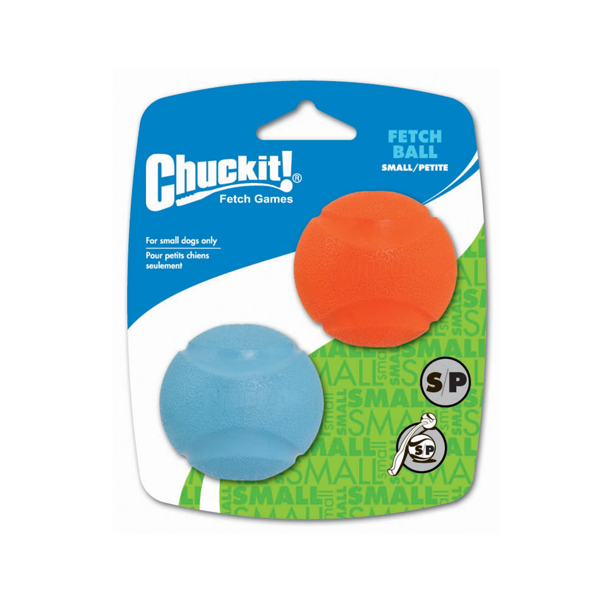 Chuckit Fetch Ball small 2 pack dog toy