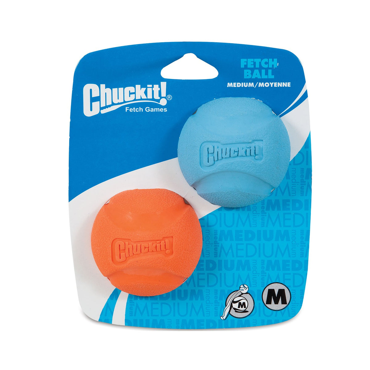 Chuckit Fetch Ball medium 2 pack dog toy
