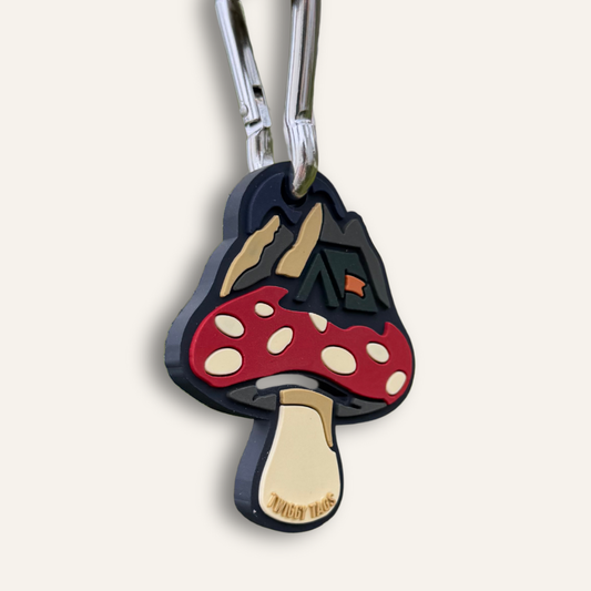 Twiggy Tags Porta Poop poo bag holder Forager mushroom design