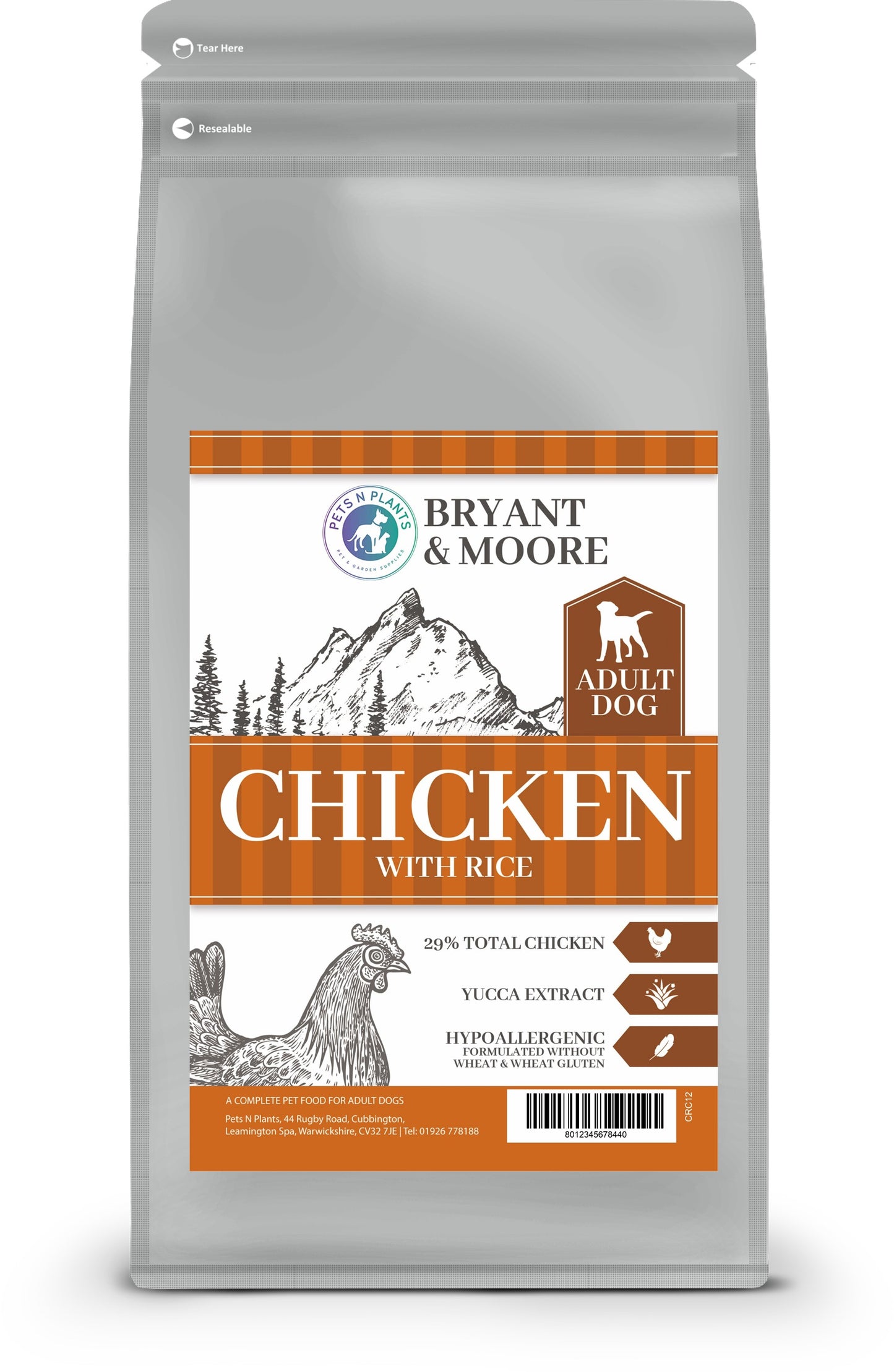 Pets N Plants Super Premium Chicken with Rice 12kg
