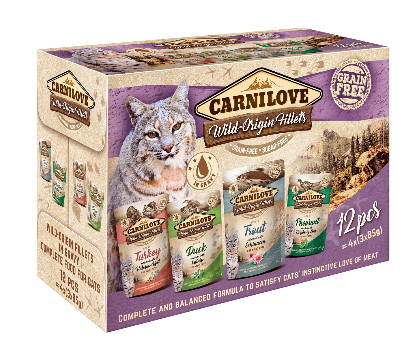 Carnilove Cat Pouch Multi-Pack 12pack