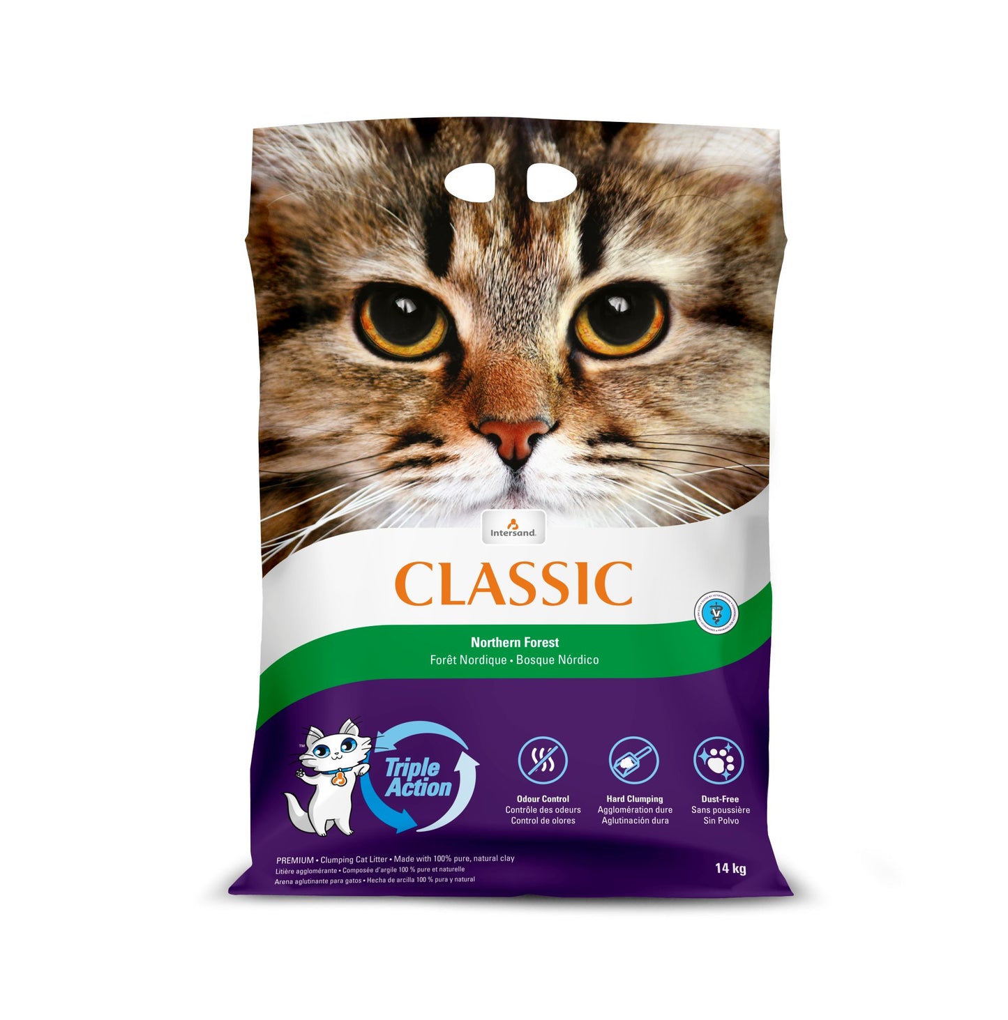 Intersand Cat Litter Pine Forest 14kg