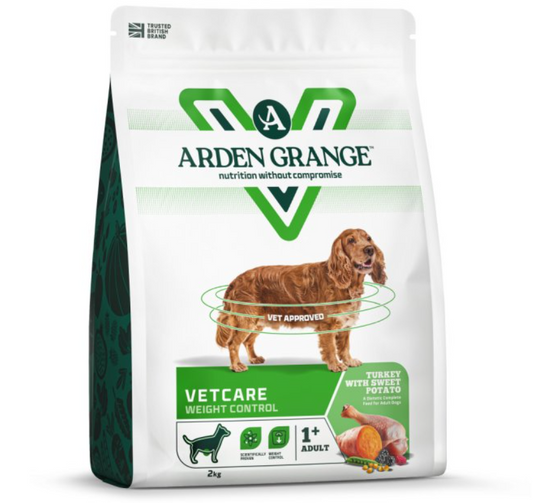Arden Grange VetCare Weight Control Turkey with Sweet Potato 2kg