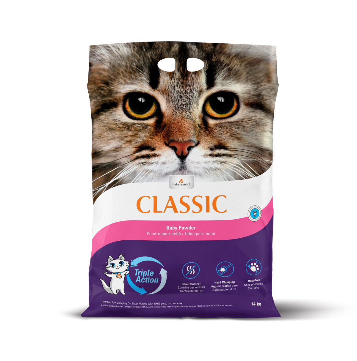 Intersand Cat Litter Baby Powder 14kg