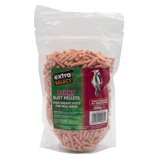 Extra Select Berry Suet Pellets 550g