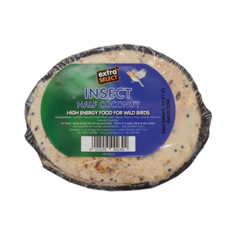 Extra select half coconut insect