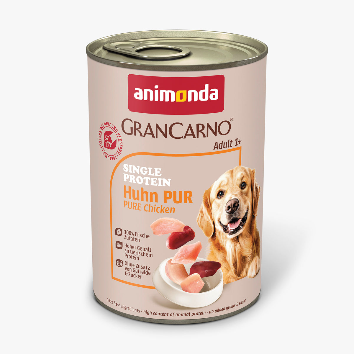 Animonda GranCarno Single Protein Pure Chicken 400g wet dog food