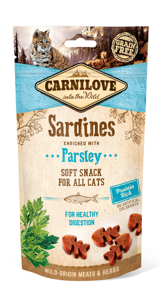 Carnilove Sardine & Parsley Soft snack 50g