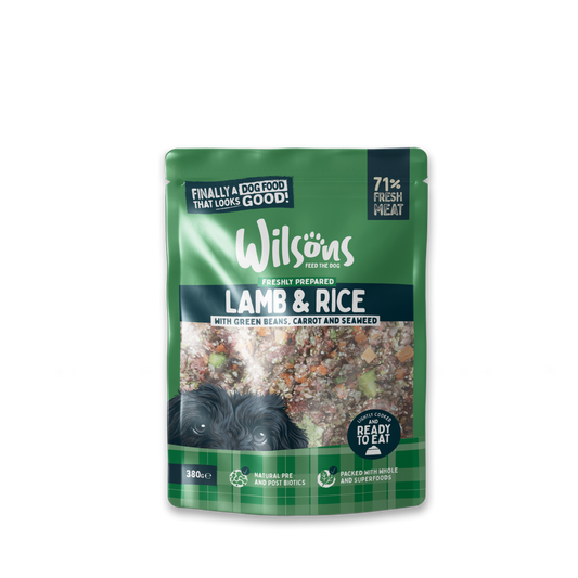 Wilsons Lamb & Rice Feed Fresh Pouch 380G