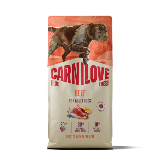 Carnilove True Fresh Beef dog food bag