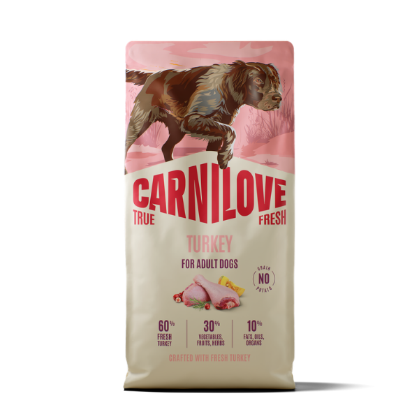 Carnilove True Fresh Turkey dog food bag