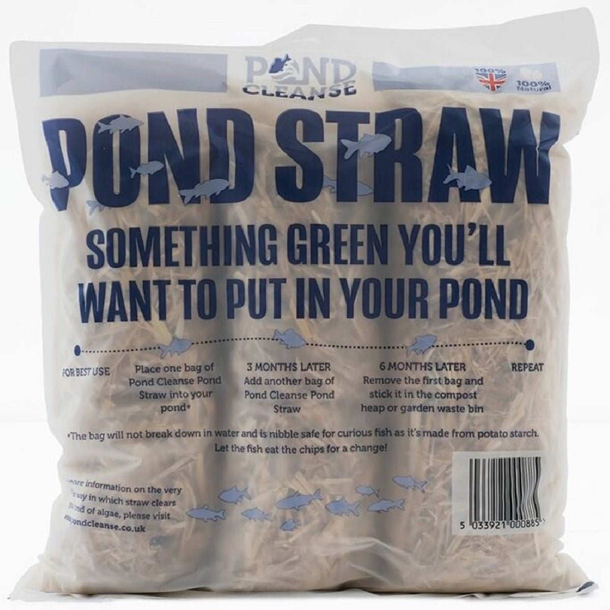 Pillow Wad Pond Straw barley straw pack