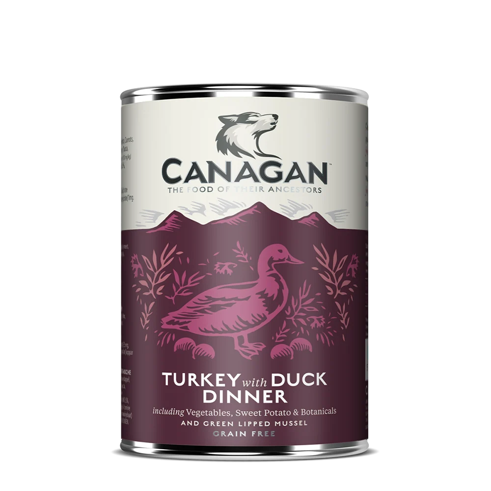 Canagan Can - Turkey & Duck Dinner For Dogs 400g