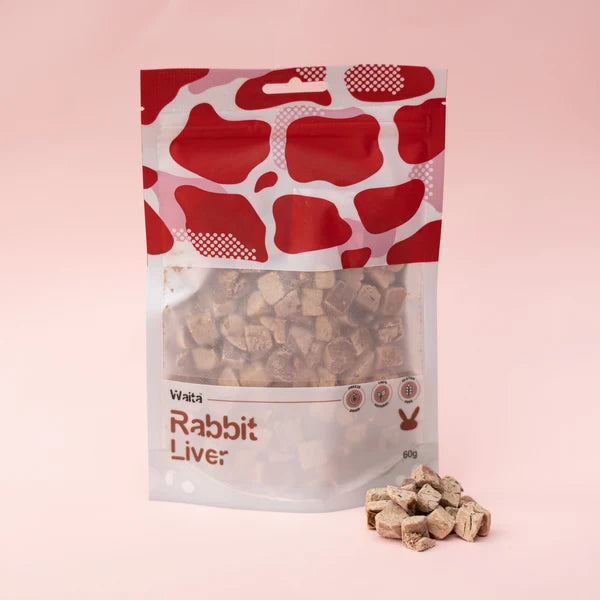 Waita Pet Freeze Dried Rabbit Liver 60g