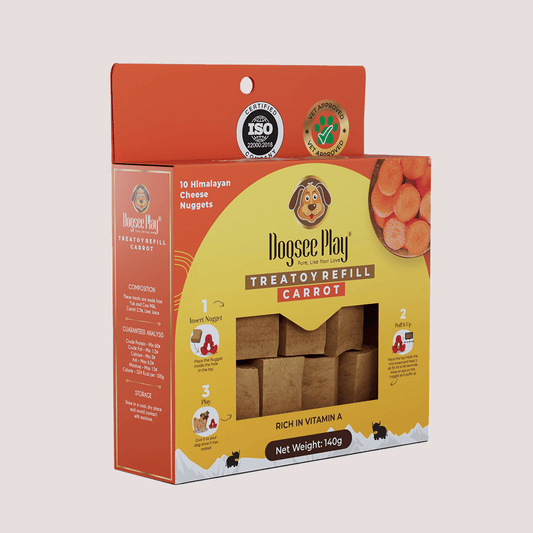 Dogsee Play Treatoy Refill Pack Carrot 10pcs 140g