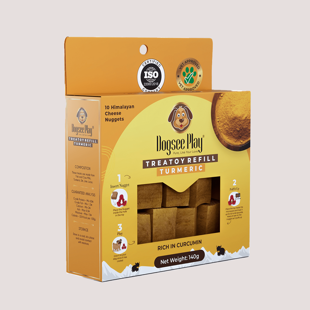 Dogsee Play Treatoy Refill Pack Turmeric 10pcs 140g