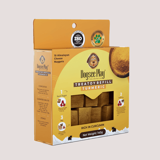 Dogsee Play Treatoy Refill Pack Turmeric 10pcs 140g