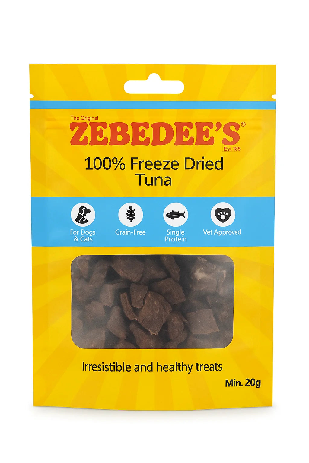 Zebedee Freeze Dried Tuna Bites For Cats 20g