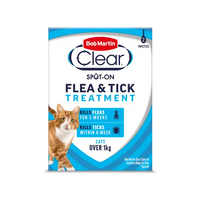 Bob Martin Clear Spot-On flea and tick treatment for cats