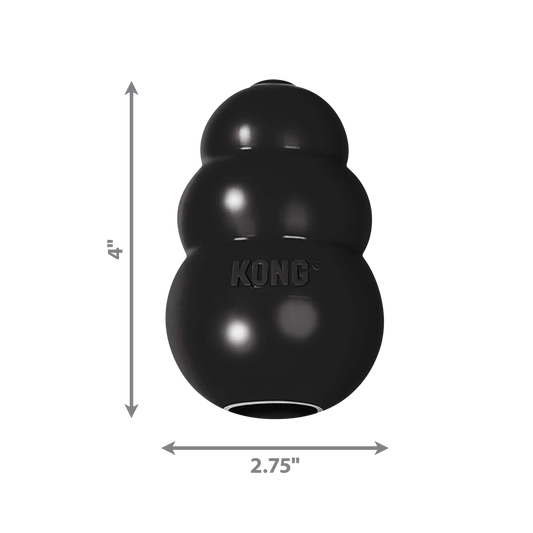 KONG Extreme Large black rubber dog toy