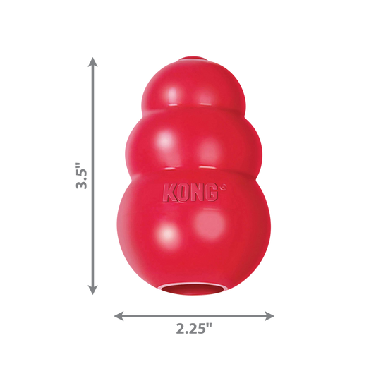 Kong Classic Medium red rubber dog toy